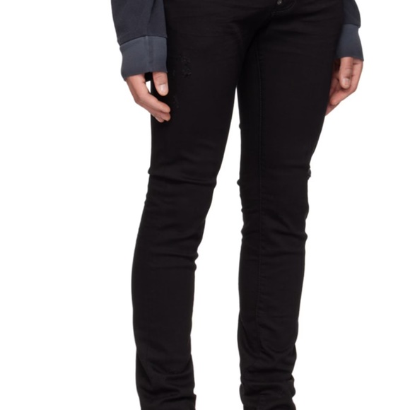 ❤️ Dsquared Black Cool Guy Jeans straight fit - Picture 3 of 8